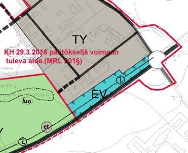 leveämpi kuin vireillä olevassa kaavaehdotuksessa.