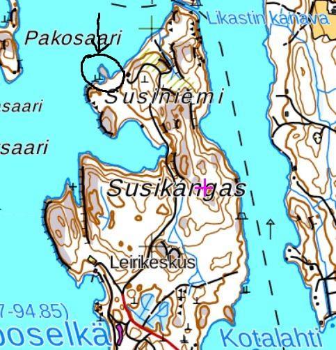 Koordinaatit: 61 41.480 N, 27 02.028 E Parkkitila: leirimajan edustalla on tilaa autoille. Polttopuut: puuliiteri (lukollinen).