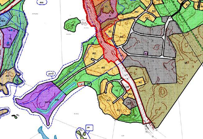 Hirvikallio Consulting Osallistumis- ja arviointisuunnitelma 4 ( 7 ) Ote maakuntakaavasta Ruokolahden kirkonkylän alueelta Maakuntakaavassa