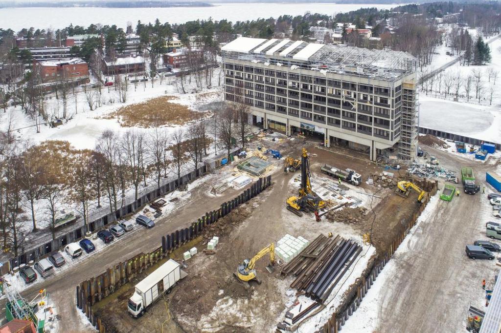 32 7 Tutkimuskohde: Munkkiniemen Kone Tässä työssä tarkasteltava kohde sijaitsee Helsingin Munkkiniemessä (kuva 18).