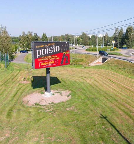 Mainos näkyy aina 6 skuntia krrallaan valitussa näytössä ja