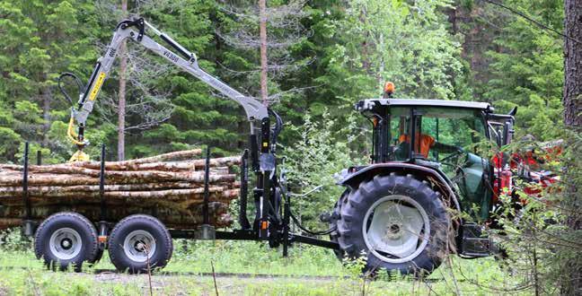 Tehokkaat ratkaisut Trejon Multiforest tuntee traktorit ja sen laaja mallivalikoima kattaa sekä isojen