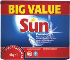 78801 Huuhtelukirkaste 10 l 1 KPL 78597 Huuhtelukirkaste 5 l 1 / 3 KPL 124,60 62,80 Sun Professional