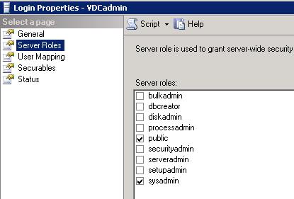 Lisää VDCadmin-käyttäjä ryhmään o Jos Active Directory on käytössä, AD:n Administrators -ryhmään o Muussa tapauksessa Nova-palvelimen Administrators -ryhmään 3.