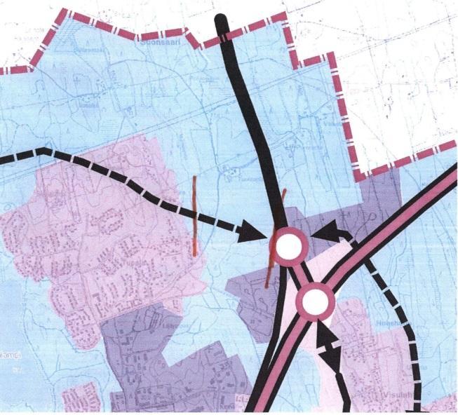 21. Henkilöt 6 ja 7, 24.4.2017 Lausunto Mikkelin kantakaupungin osayleiskaavaan 2040 pohjoisen kehäväylälinjaukseen: 23.