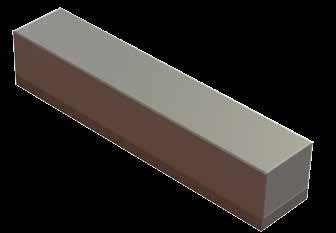 Wear Bar kovametallitanko Kovametallitangossa on vahva kovametallipinta, ja se soveltuu erinomaisesti kivitaskujen ja -rappujen rakentamiseen ja suojaamiseen.