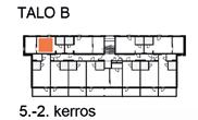 krs AS B53, 2. krs 2h + kt 44,0 m 2 AS B61, 2.