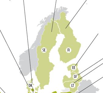 Yhteenveto tapahtumatarkastusten tuloksista kunkin jäsenvaltion osalta: Taloudellinen, sosiaalinen ja alueellinen koheesio Alankomaat Yhdistynyt kuningaskunta Saksa Ruotsi Suomi Latvia Liettua