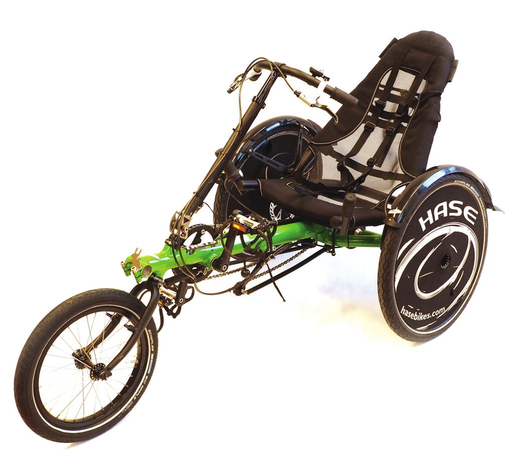 KÄYTTÖ- JA TURVALLISUUSOHJE Hase Trets -nojapyörä Hase Trets soveltuu käytettäväksi tavallisena nojapyöränä tai peräpyöränä toiseen polkupyörään kiinnitettynä.