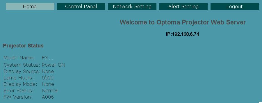Käyttäjän ohjaimet Verkkoselaimen käyttö projektorin hallinnassa 1. Kytke DHCP päälle, jotta DHCP-palvelin määrittää IP-osoitteen automaattisesti, tai anna vaaditut verkkotiedot manuaalisesti. 2.