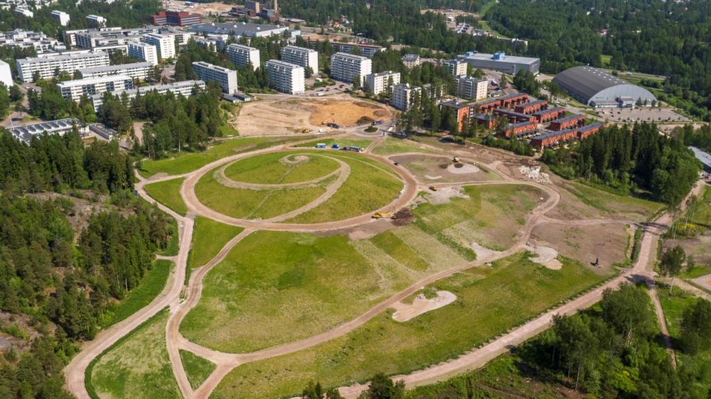 kunnostaminen valmistui 2010. Suuri osa pilaantuneesta maaaineksesta sijoitettiin 20 m korkean kartion sisälle.