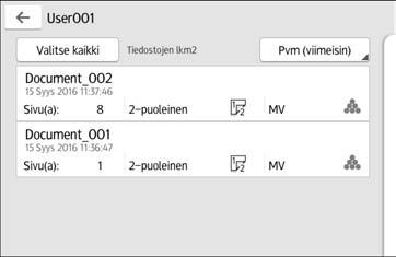 5. Tulostus Tulostuksen pikavapautus -toiminnon käyttäminen Tähän laitteeseen asennetut pikasovellukset mahdollistavat tulostimen tiettyjen toimintojen käytön yhdeltä ainoalta näytöltä.