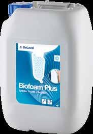 Esimerkiksi Hamra Soap irrottaa likaa tehokkaasti ja hoitaa samalla vedinten ihoa. Helpoiten vetimet saadaan puhtaiksi käyttämällä DeLaval Biofoam Plus -vaahtopesuainetta.