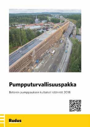 Rudukselta on mahdollisuus saada tarvittaessa Kuljettajan käsikirja, Valmisbetonitoimialan kuljetus-, pumppaus- ja ympäristöohje sekä Pumpputurvallisuuspakka.