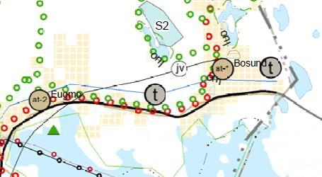 1-14 Kuva 8. Ote Pohjanmaan maakuntakaavasta 2030.