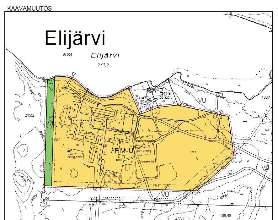 Kuva 15 Elijärven ranta-asemakaava