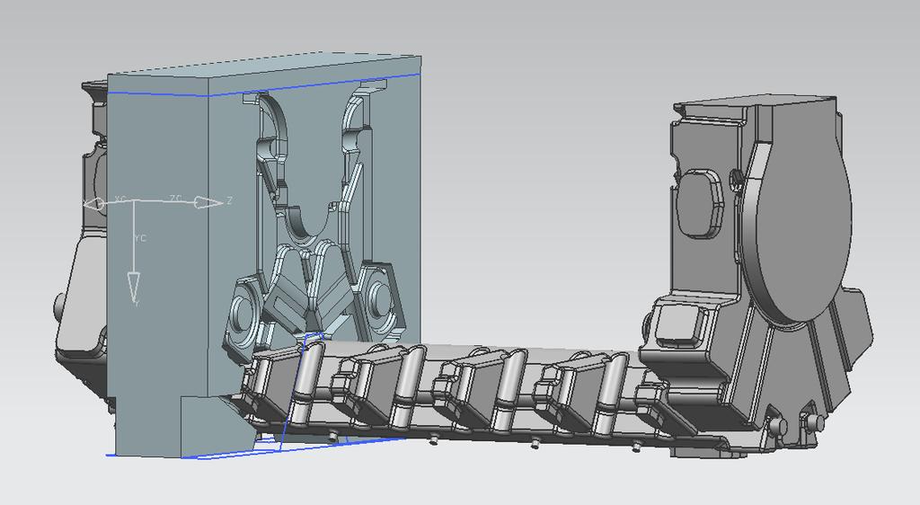 Ensimmäisen kokouksen jälkeen sovittiin Sylinterikonfiguraatiot V8, V10, V12, V14, V16, V20 ja ensimmäinen lohko olisi V10 Mallit tehdään CNC-koneistamalla Tarkempi malli Keernojen asettelu