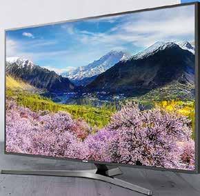 Digivirittimet: antenni DVB-T2, kaapeli DVB-C HD, satelliitti DVB-S2 Tizen Smart TV tallennus ja ajansiirto ulkoiselle kovalevylle takuu kk Samsung MU6445