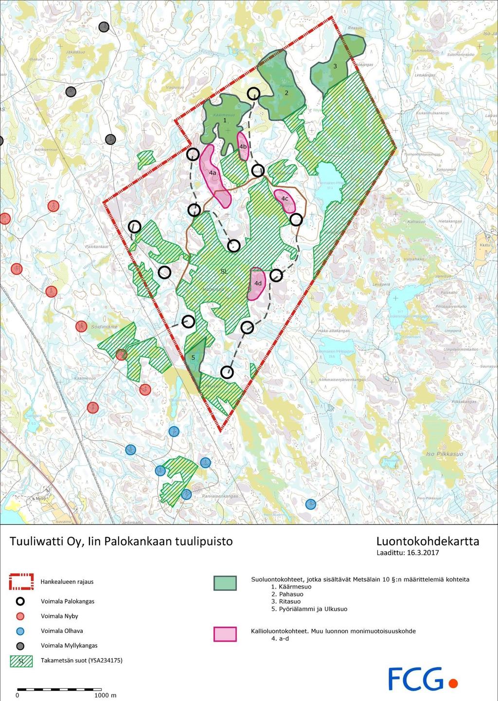 Iin Palokankaan tuulivoimapuisto FCG SUUNNITTELU JA TEKNIIKKA OY