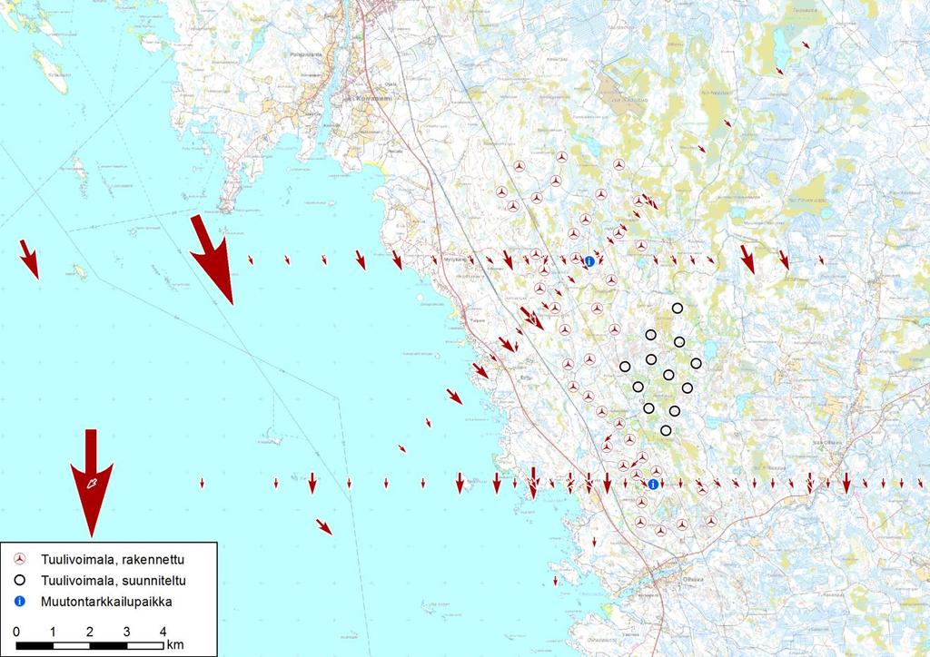 Iin Palokankaan tuulivoimapuisto FCG SUUNNITTELU JA TEKNIIKKA OY 46 (61) 20.3.