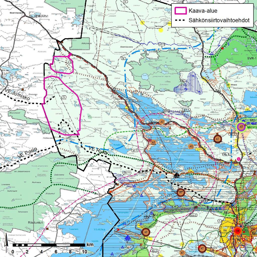 Maaningan tuulivoimaosayleiskaava OAS 4.12.2015 15 (11) 7.3.2 Kuusamon kaupungin strateginen yleiskaava 2030 Kuusamon kaupunginvaltuusto hyväksyi yksimielisesti 13.12.2016 Kuusamon kaupungin strategisen yleiskaavan.
