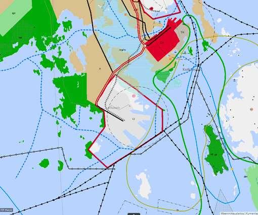 ALUE NYT SUUNNITTELUTILANNE Maakuntakaava Alueen suunnittelua ohjaa vuonna 2010 ympäristöministeriön vahvistama Kymenlaakson taajama-alueiden maakuntakaava sekä vaihemaakuntakaava Kauppa ja merialue,
