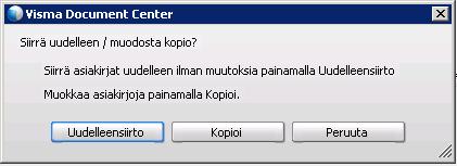 9.6 Laskun kopiointi Laskusta voi muodostaa kopion Käsittely-valikossa olevalla Kopioi asiakirja toiminnolla.