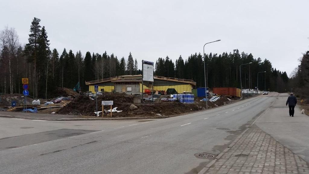 5) Keljonkankaantie ja rakenteilla oleva palveluasuminen.