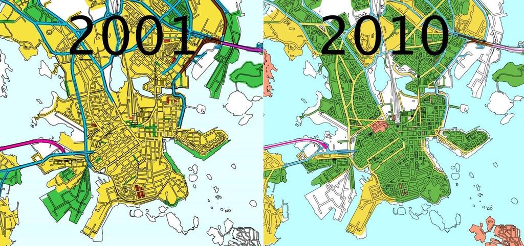 Case Helsinki Liikennekuolemat Helsingissä Vihreä 30 km/h Keltainen 40