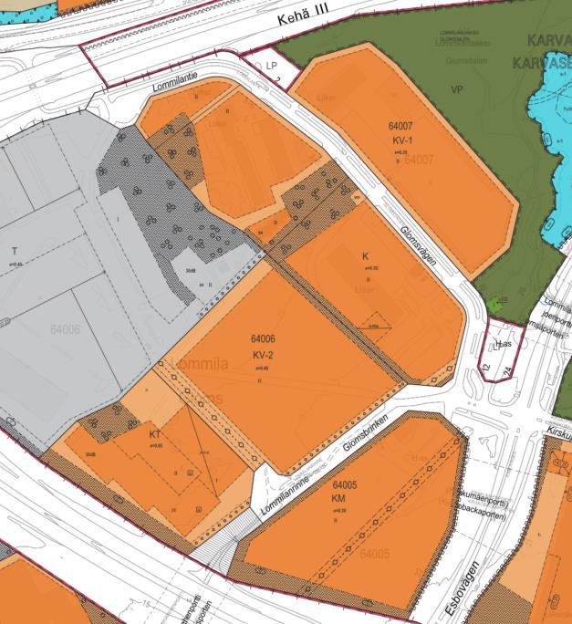 Kauppakeskushankkeen läheisyydessä on tällä hetkellä Ikea ja Retail park (mm. Gigantti, Asko, Sotka, Jysk) sekä paljon tilaa vaativan erikoistavaran kaupan toimijoita (mm. Motonet, Veho).