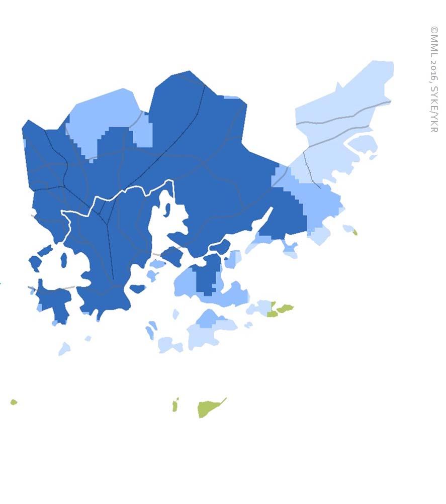 ei autoa auto 2 autoa Asukkaiden kulkutapojen käyttö kotitalouksien hallinnassa olevien autojen mukaan.