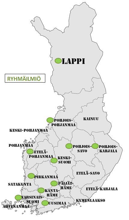 Ryhmäilmiö-kohtaamisluvut RI kohdattuja oppilaitosyksiköitä yhteensä 731 21 Ryhmäilmiö-koulutuksia on pidetty seuraavissa oppilaitoksissa: Luovi, Axxell, HAMI, JAO, JEDU, Kiipula, OSAO, PPO, Raseko,