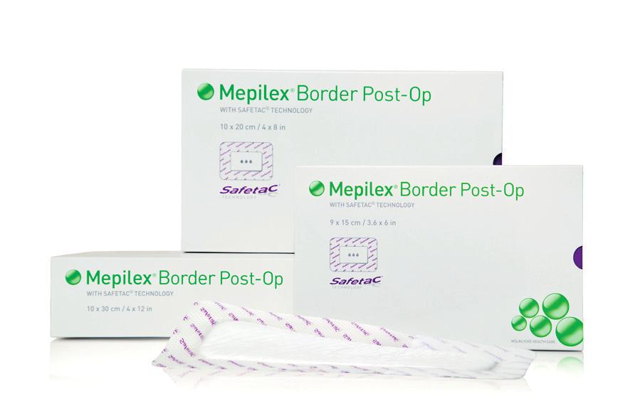 Tuotenro* 495400 Mepilex Border Post-Op 10x20 495450 Mepilex Border Post-Op 10x25 495100 Mepilex Border Post-Op 6x8