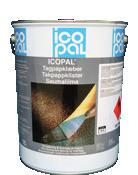 Käyttötarkoitus: Icopal Bitumiliuosta käytetään betonipintojen ulkopuolisten kosteus- ja vedeneristysten esisivelyyn. Ei sisätiloihin.