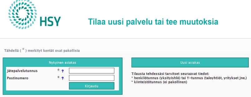 Isännöitsijälle Jätehuollon verkkopalvelussa voit: Muuttaa jäteastioiden määrää ja tyhjennysrytmiä.