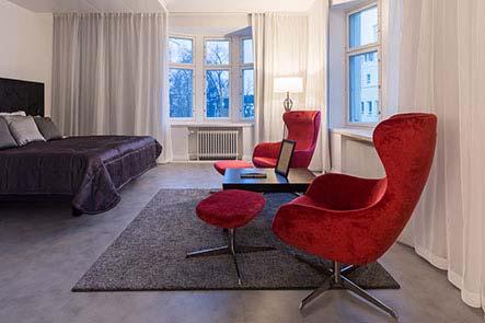 7. Hotellihuoneet vaihtelevat huoneen koon,