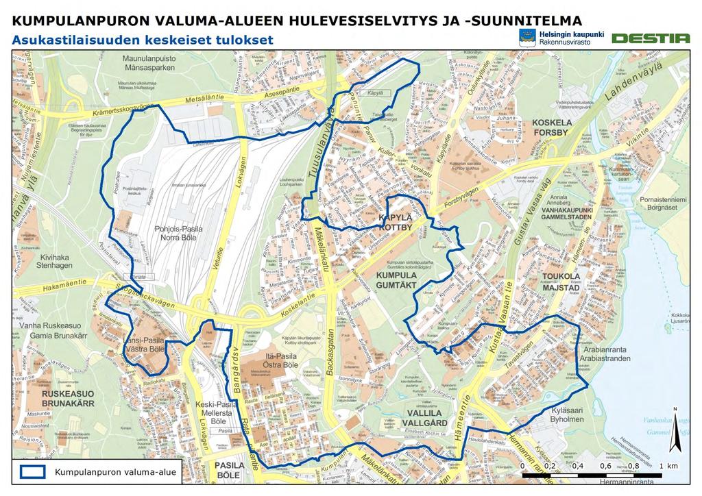 Ei kaatopaikan suotovesiä Kumpulanpuroon. Asfaltoituja pysäköintialueita tulisi muuttaa vettäläpäiseviksi. Isoniityn alueen toivotaan säilyvän nykyisellään. Uusia puita istutettava harkiten.