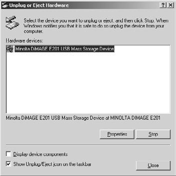 Windows 2000 Professional Irrota kamera kaksoisnäpäyttämällä tehtäväpalkissa olevaa