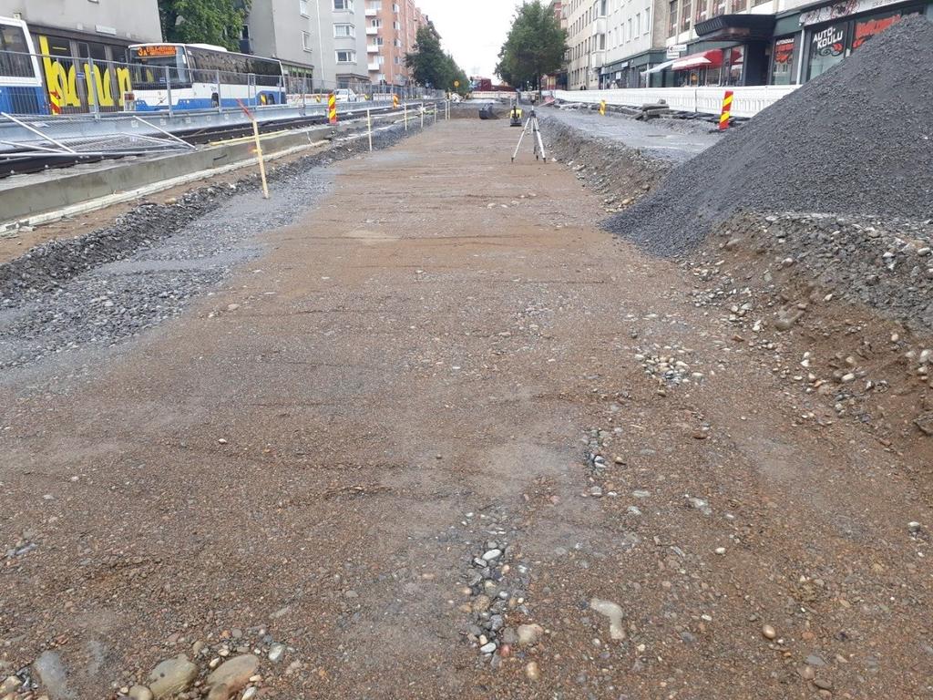 70 Mittauskerta 12.9.2017 Itsenäisyydenkadun kohteessa ensimmäinen mittaus tehtiin 12.9.2017. Mittauspäivän aamuna satoi jonkin verran vettä, mutta vähän ennen mittauksien aloitusta sade loppui.