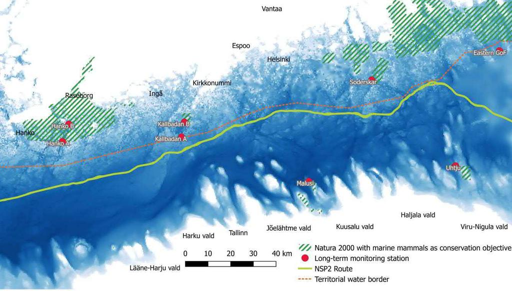 2 Introduction This report includes the results of the long-term and vessel based underwater noise measurements of the Nord Stream 2 project in Finland in line with the approved Monitoring Programme