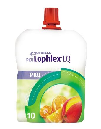 PKU-tauti (Fenyyliketonuria) PKU Lophlex LQ (10 ja 20) Yli 4-vuotiaille lapsille ja aikuisille TAMRON TILAUSNUMEROT: LQ 10 Tropical 2397388 LQ 20 Tropical 2397826, LQ 20 Berry 2395721 Muut maut