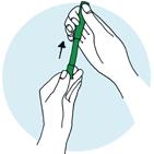 SpeediCath Compact -katetrin käyttö 1.