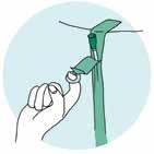 SpeediCath Standard -katetrin käyttö 1. Avaa katetripakkausta sen yläreunasta 2-3 cm matkalta.