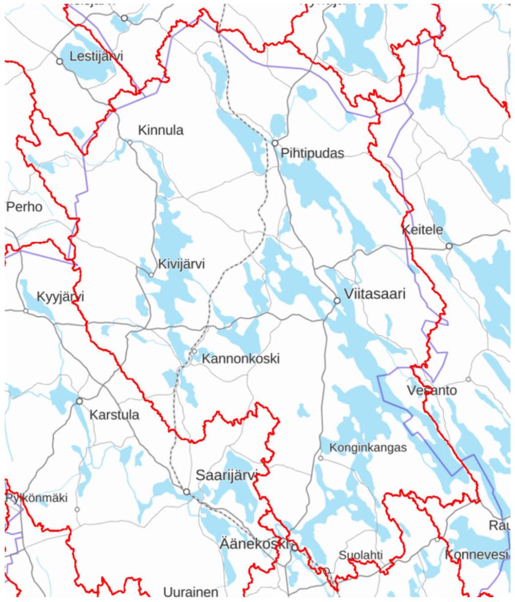 Yli 50 yksilön alueellisiin tehollisiin kokoihin ja perhemääriin päästäisiin esimerkiksi muodostamalla kolme hoitoaluetta näyteparien Hilmonjoki Keihärinkoski, Kolkunjoki Kärnän reitti ja Isojoki