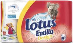 Norm. 6,25 Lotus Emilia kuviollinen TALOUSPAPERI 8