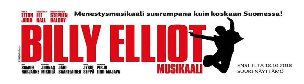 Tarinaa siivittää Elton Johnin musiikki. Kuusi poikaa ovat treenanneet Billyn nimiroolia ja toista keskeistä poikaroolia Michaelia varten jo vuoden 2017 alusta asti.