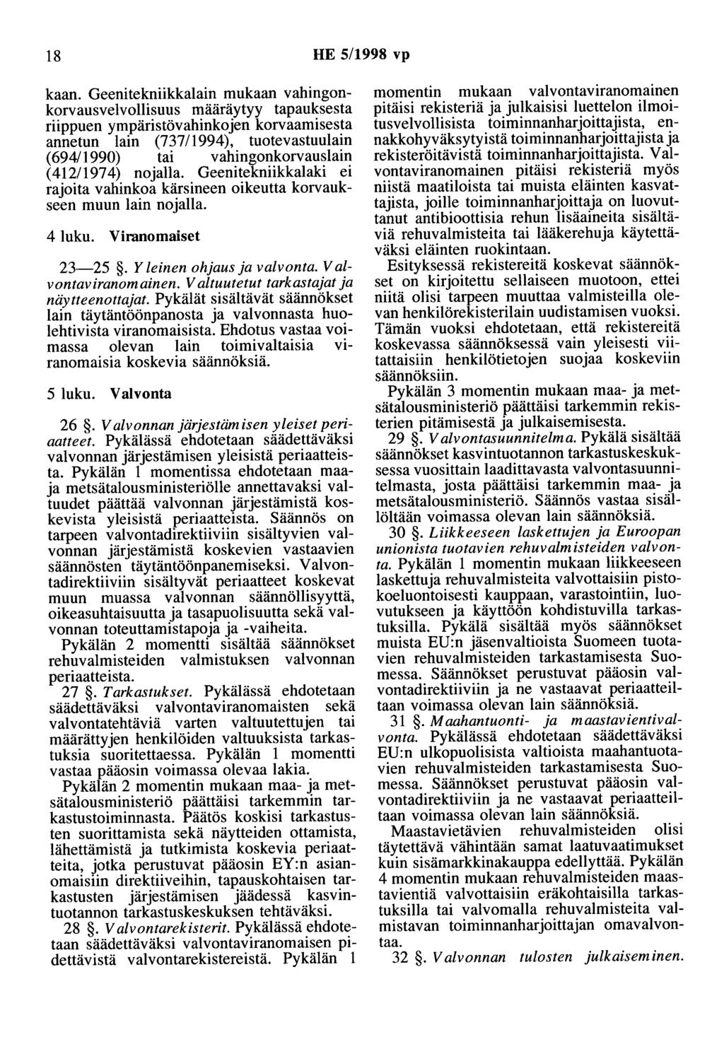 18 HE 5/1998 vp kaan.