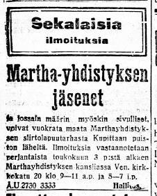 Kupittaanpuiston viljelypalstat TS 3.5.1918 Elintarvikepulaa helpottamaan Turun kaupunki antoi keväällä 1917 ilmaisia viljelypalstoja eri puolilta kaupunkia.