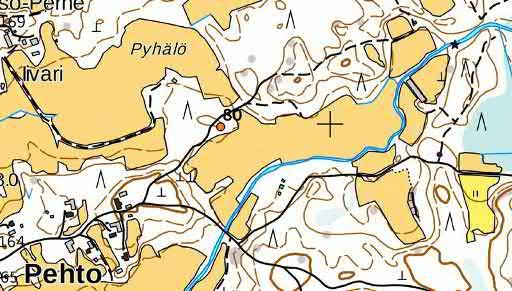 Keski-Pohjanmaan ArkeologiaPalvelu Uusikaupunki Kalanti osayleiskaava 2017 Osa 2 91 Kohde 80, mk n. 1:5 000. 81.