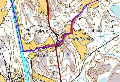 Keski-Pohjanmaan ArkeologiaPalvelu Uusikaupunki Kalanti osayleiskaava 2017 Osa 2 96 Kohteet 83 ja 95, aluerajaus punaisena. 84.